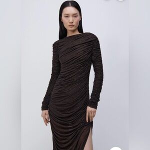 Gorgeous Simkhai rich chocolate dress for sale! New with tags
